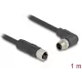 DeLOCK 80528 przewód czujnika/aktuatora 1 m RST M12 Czarny