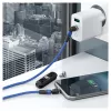 Kabel USB RealPower MagneticCharge2 1 m niebieski szybkie ładowanie przesył danych
