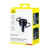 Ładowarka samochodowa Baseus Enjoyment Max 60W z kablami USB-C i Lightning, szybkie ładowanie z dwoma portami