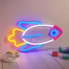 Lampa neonowa LED MANTA SNL91MT Style RAKETA – dekoracyjny panel neonowy LED, model SNL91MT