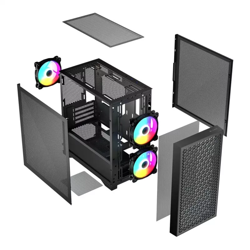 Obudowa PC Logic DART PRO ARGB MINI USB-C Czarna