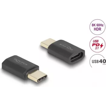 Adapter USB DeLOCK 60237 40 Gbps USB Type-C PD 3.1 240 W