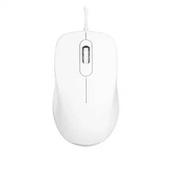 MODECOM M10 M-MC-0M10-200 Mysz (optyczna, 1000 DPI, biały kolor) (M-MC-0M10-200)