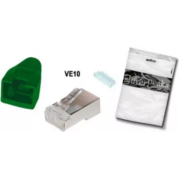 Złącze przewodowe RJ-45 ShiverPeaks BS72057-G-10 zielone