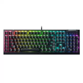 Razer BlackWidow V4 X Mechaniczna Klawiatura Gamingowa, Przełącznik Yellow, Układ US, Przewodowa, Czarna Razer