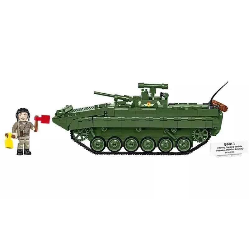 Zestaw konstrukcyjny Cobi Blocks BMP-1 758 elementów - klocki do budowy modelu w skali