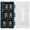 Makita E-16592 zestaw nasadek udarowych Czarny, Turkusowy