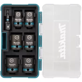 Makita E-16592 zestaw nasadek udarowych Czarny, Turkusowy