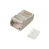 Złącze Extralink CAT6 FTP RJ45 8P8C Męskie/Żeńskie Przezroczyste