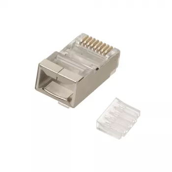 Złącze Extralink CAT6 FTP RJ45 8P8C Męskie/Żeńskie Przezroczyste