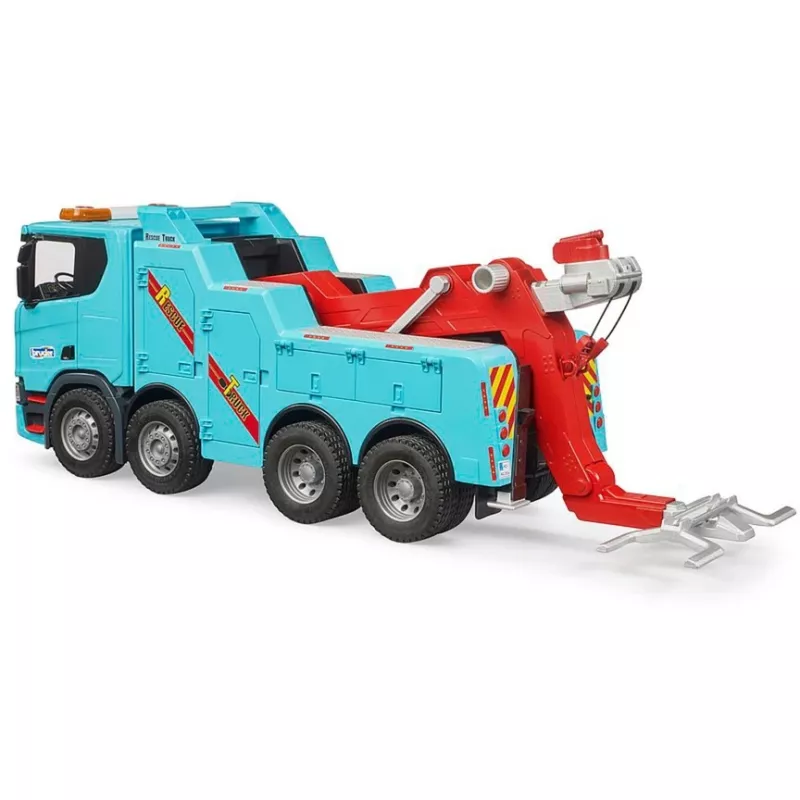 Zabawka pomocy drogowej Scania Super 560 od BRUDER, model 03553, pojazd w skali