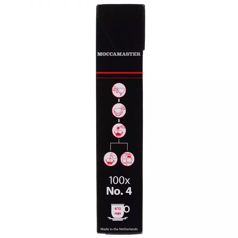 Filtr do kawy MOCCAMASTER 85022 — filtry papierowe, białe, opakowanie 100 szt.