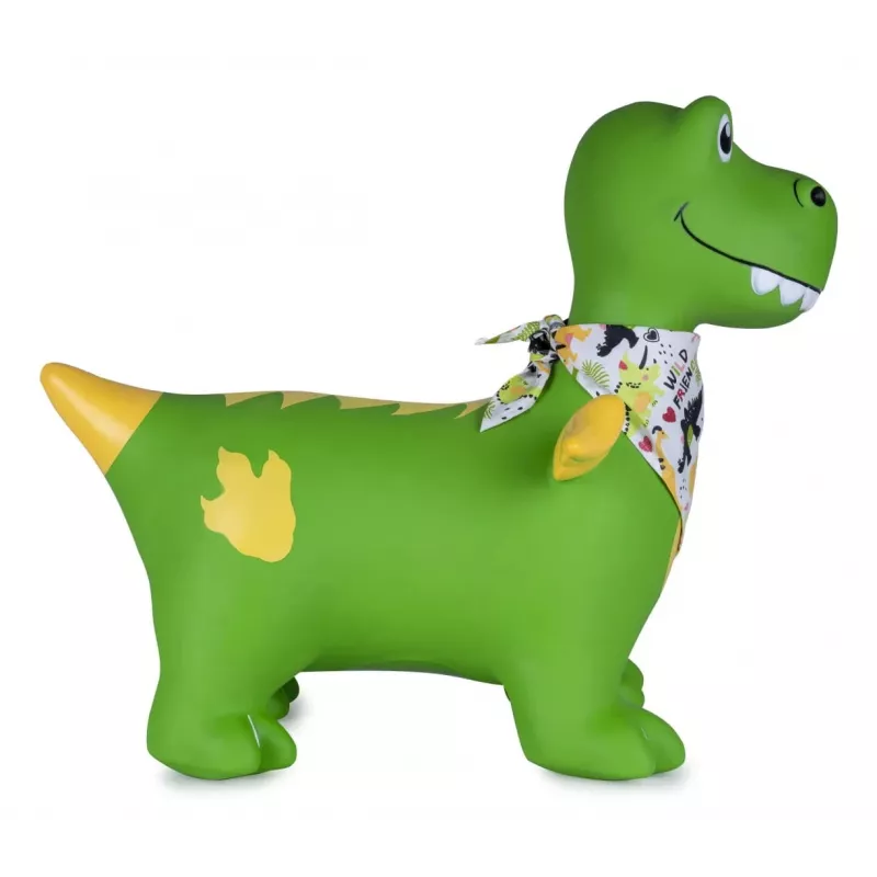 Skaczące zwierzątko Jamara HoppyDoo Dino ze skrzydłami zielone z pompką
