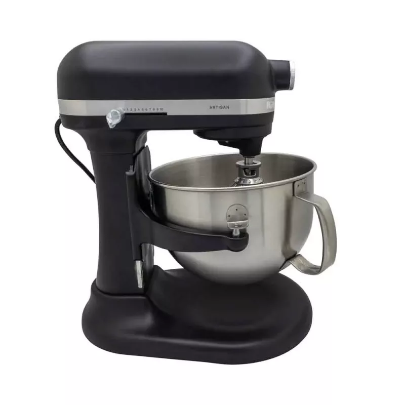KitchenAid 5KSM60SPXEBM Mikser stojący 375 W Czarny, Szary, Stal nierdzewna