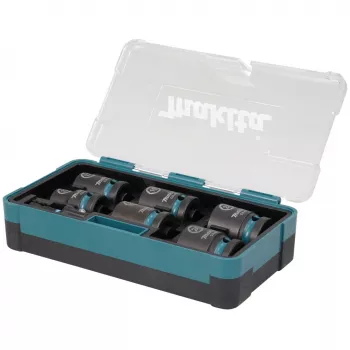 Makita E-16592 zestaw nasadek udarowych Czarny, Turkusowy