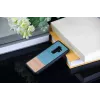 Etui na smartfona man and wood do Samsung Galaxy S9 Plus — denim Czarny