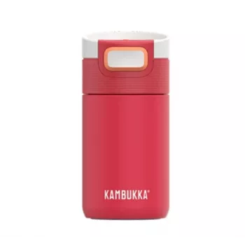 Kubek termiczny Kambukka ETNA 300 ml — stal nierdzewna, izolacja próżniowa, odporny na rozpryskiwanie z pokrywką SnapClean, średnica 7,1 cm