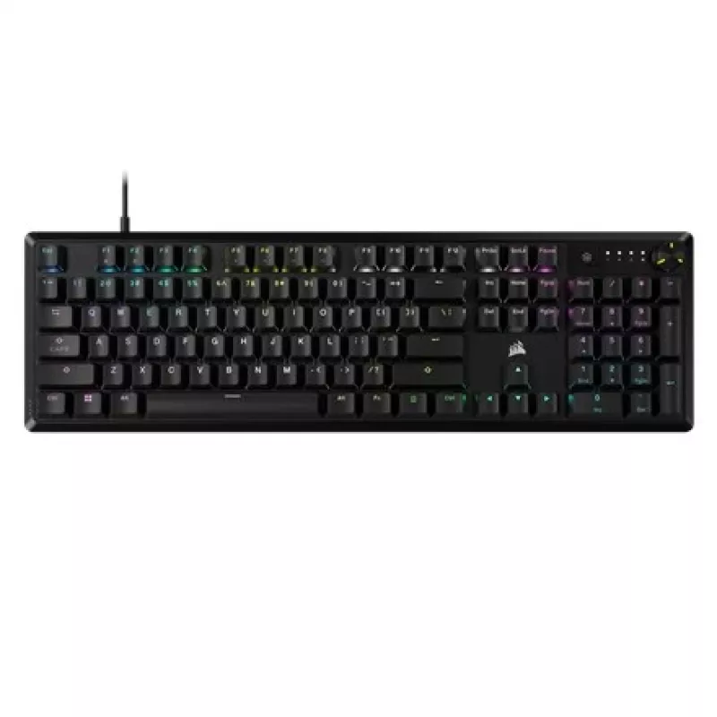 Klawiatura gamingowa Corsair K70 USB czarna mechaniczna pełnowymiarowa 104 klawisze