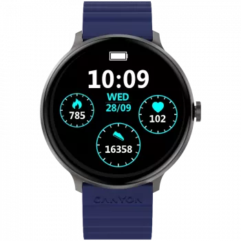 Canyon SW-69 - Jacky - smartwatch - BT - kolor. Wyświetlacz LTPS 1.3 - wodoodporny. IP68 - 25 sportów