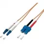DeLOCK 84612 Kabel światłowodowy 2 m LC ST OS2 Żółty (84612)