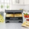 Sandwich maker Rommelsbacher SWG 700 – kompaktowa prasa elektryczna 3 w 1 z 3 wymiennymi płytami (sandwich, gofry belgijskie, grill), akcenty ze stali nierdzewnej