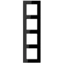 Jung Ramka 4-krotna pozioma/pionowa A 5584 BF SW (A5584BFSW)