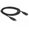Kabel USB DeLOCK 85534 USB 3.2 Gen 1 1.5m USB C Czarny