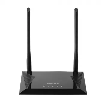 Router bezprzewodowy Edimax N300 Fast Ethernet Single-band (2,4 GHz) Czarny
