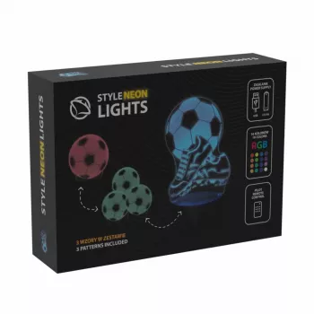 Lampa stołowa MANTA SNL124RGB RGB 3D dekoracja świetlna kule, dioda LED zmieniająca kolor, oświetlenie dekoracyjne