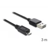 Kabel USB DeLOCK EASY-USB 2.0-A - USB 2.0 micro-B 3m