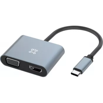 Adapter XtremeMac Type-C na HDMI i VGA – Adapter – Cyfrowy/Dane (XWH-ACVH-13)