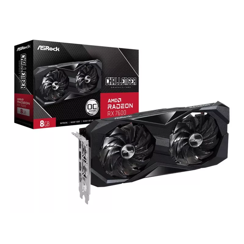Karta graficzna ASRock Radeon RX 7600 Challenger 8GB GDDR6