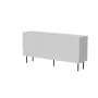 Komoda Cama Meble LUCCA 3D 165x40x80 cm, biała, korpus z płyty wiórowej