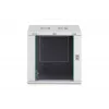 Szafa rackowa naścienna DIGITUS Dynamic-N 12U, 19 cali, 600x450 mm (SxG), IP20, zamek na klucz, niezłożona