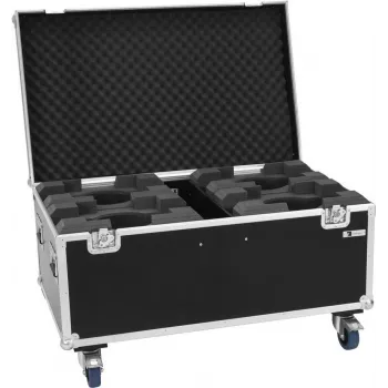 Moving head light Roadinger TMH-X7 — 4× LED, wytrzymała konstrukcja gotowa do transportu w flightcase