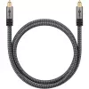 Goobay 65308. Anschluss 1: TOSLINK, Steckverbinder 1 Geschlecht: Männlich, Anschluss 2: TOSLINK, Steckverbinder 2 Geschlecht: Männlich, Kabelmaterial: