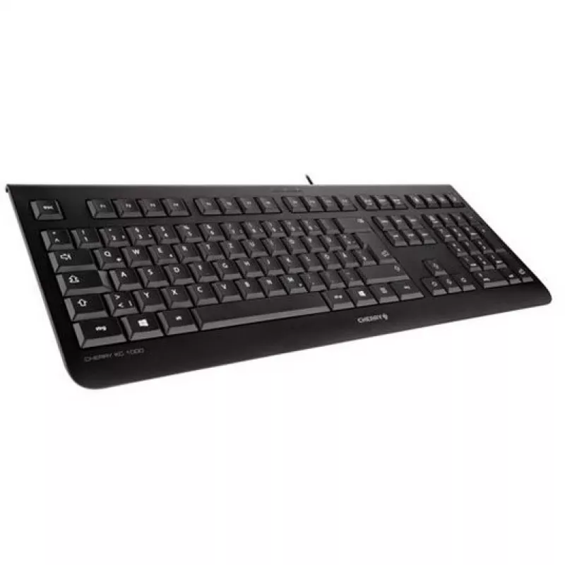 CHERRY KC 1000 klawiatura biurowa USB QWERTY hiszpańska czarna
