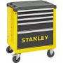 Wózek narzędziowy Stanley STST74305-1 z 5 szufladami, żółto-czarny, 3 płaskie + 2 wysokie szuflady