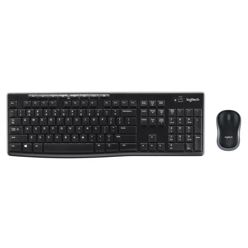 Bezprzewodowy zestaw klawiatury i myszy Logitech MK270