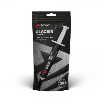 Pasta termoprzewodząca SAVIO TG-03 13,5 W/m·K, 2 g — związek termoprzewodzący