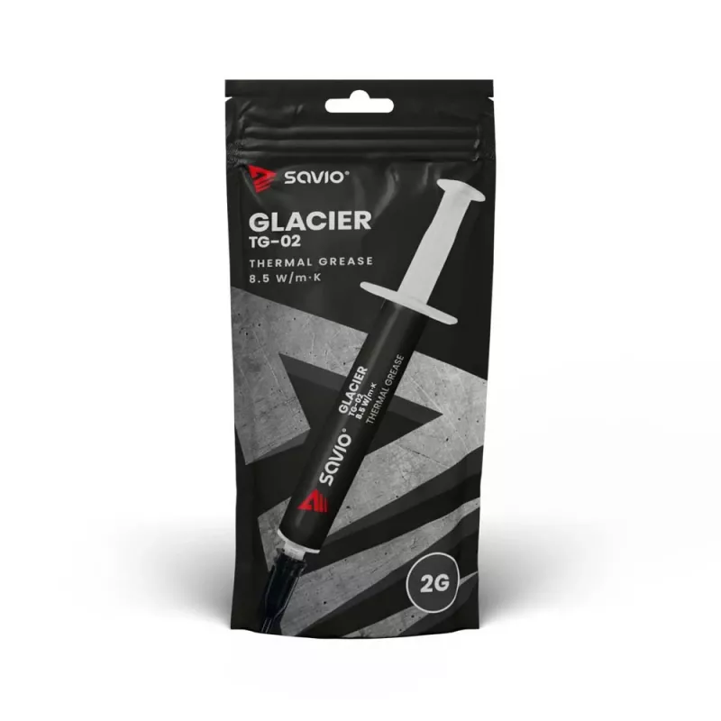 Pasta termoprzewodząca SAVIO TG-03 13,5 W/m·K, 2 g — związek termoprzewodzący