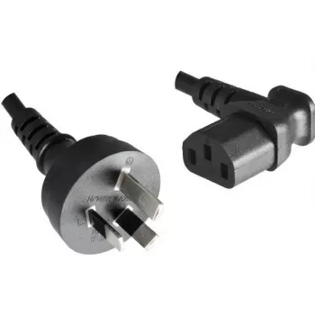 Kabel zasilający Microconnect PE010418AUSTRALIA-A czarny 1,8 m Wtyczka typu I Złącze C13