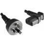 Kabel zasilający Microconnect PE010418AUSTRALIA-A czarny 1,8 m Wtyczka typu I Złącze C13
