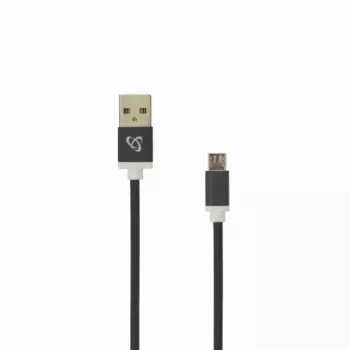 Sbox USB->Micro USB M/M 1,5m USB-10315B czarny