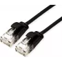 ROLINE GREEN UTP kabel krosowy Cat.6A (klasa EA), LSOH, cienki, czarny, 0,15 m (21.44.3950)