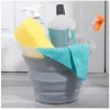 Składane wiadro Beldray LA084354GRYBEU7 10 L, składany korpus silikonowy, brokatowe wykończenie