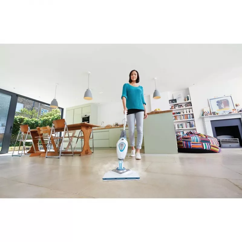 Mop parowy 1600 W, odłączany pojemnik 350 ml, zmienna ilość p