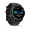 Garmin Fenix E 3,3 cm (1,3) AMOLED 47 mm Cyfrowy 416 x 416 pikseli Ekran dotykowy Czarny Wi-Fi GPS (satelitarny)