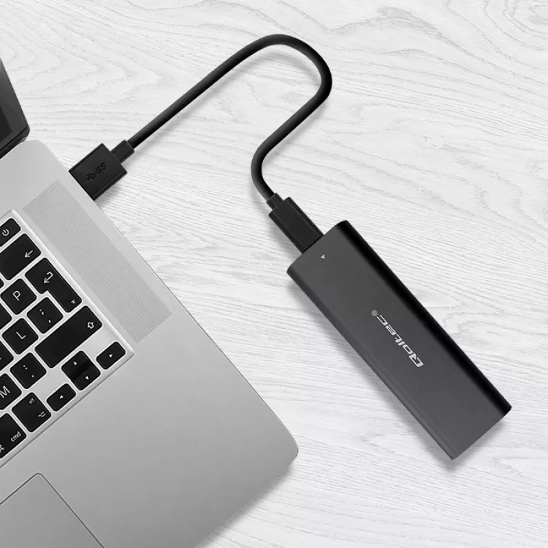 Obudowa | kieszeñ do dysków M.2 SATA SSD | NGFF | USB typ C