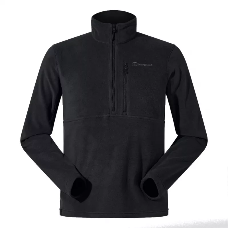 BERGHAUS Prism Half Zip Polartec® Fleece - bluza polarowa męska, rozmiar L (czarny)